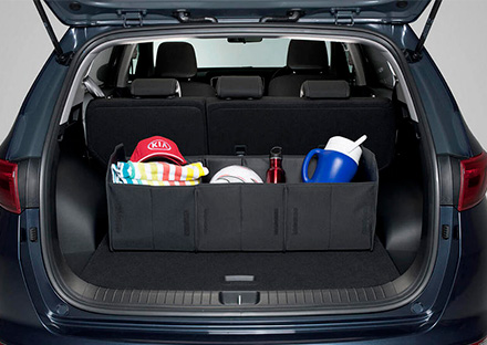 Cajuela con organizadores para ahorrar espacio