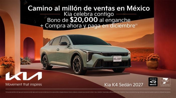 Kia K4 Sedán 2027: Celebra con Kia