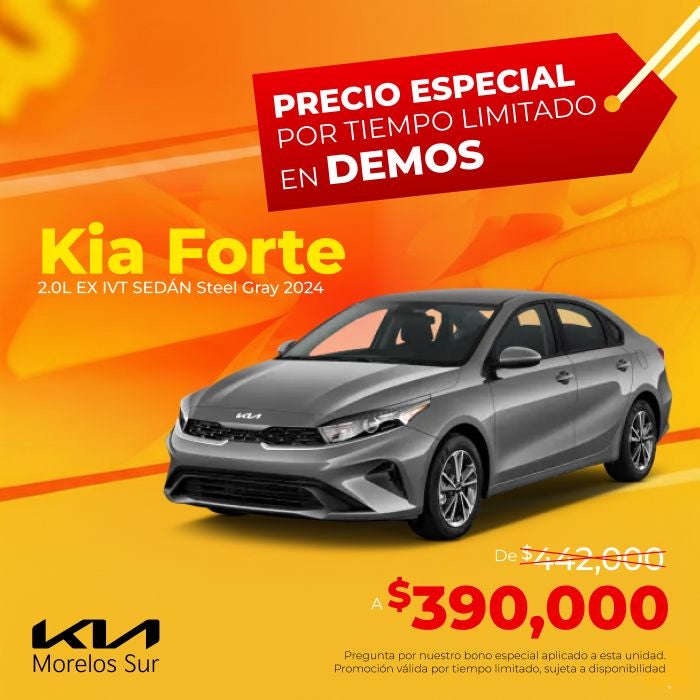 Kia Forte EX 2024: Sedán Premium con Ahorro Impactante